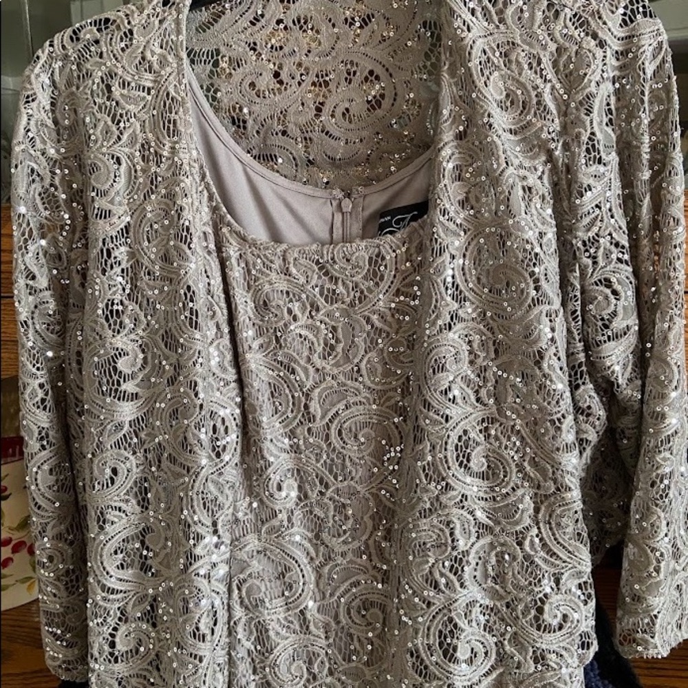 Alex Evenings Woman Evening Dress Mother of the Bride/Groom Dress
Size 16 W